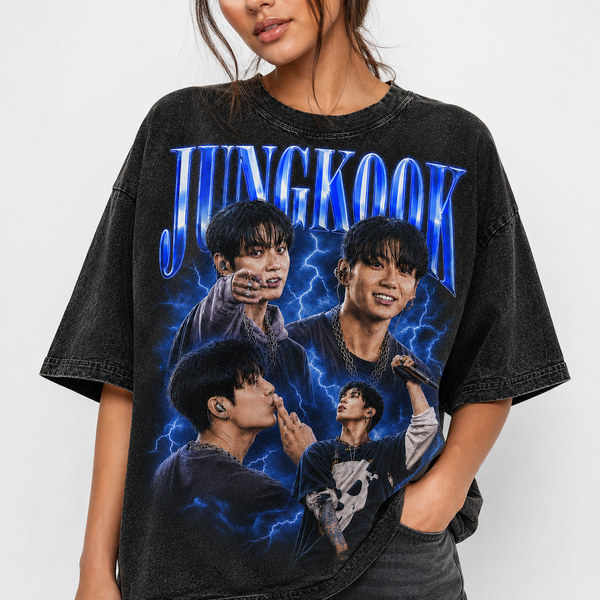 Jungkook T-Shirt UNISEXE BTS Drop 01 Édition Limitée