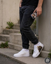 Sneakers Personnalisés Unisexe Vinland Saga - Thorfinn Customized Anime Sneakers - Handmade - Anime Art