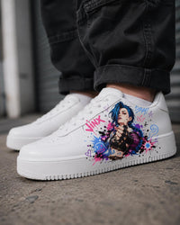Jinx X Arcane Sneakers Unisexe Personnalisés Edition Limitée   - League of Legends | Arcane Customized Sneakers - Handmade