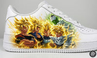 Sneakers Personnalisés Edition Limitée Unisexe Dragon Ball - Goku & Vegetta Customized Anime Sneakers - Handmade - Anime Art