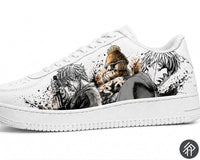 Sneakers Personnalisés Edition Limitée Unisexe Vinland Saga - Thorfinn Customized Anime Sneakers - Handmade - Anime Art