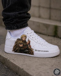Sneakers Personnalisés Unisexe Vinland Saga - Thorfinn Customized Anime Sneakers - Handmade - Anime Art