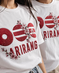 T-Shirt UNISEXE Brodé ARIRANG — BTS Édition Limitée