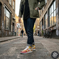 Demon Slayer Sneakers Unisex Rengoku - Customized Anime Sneakers - livraison internationale