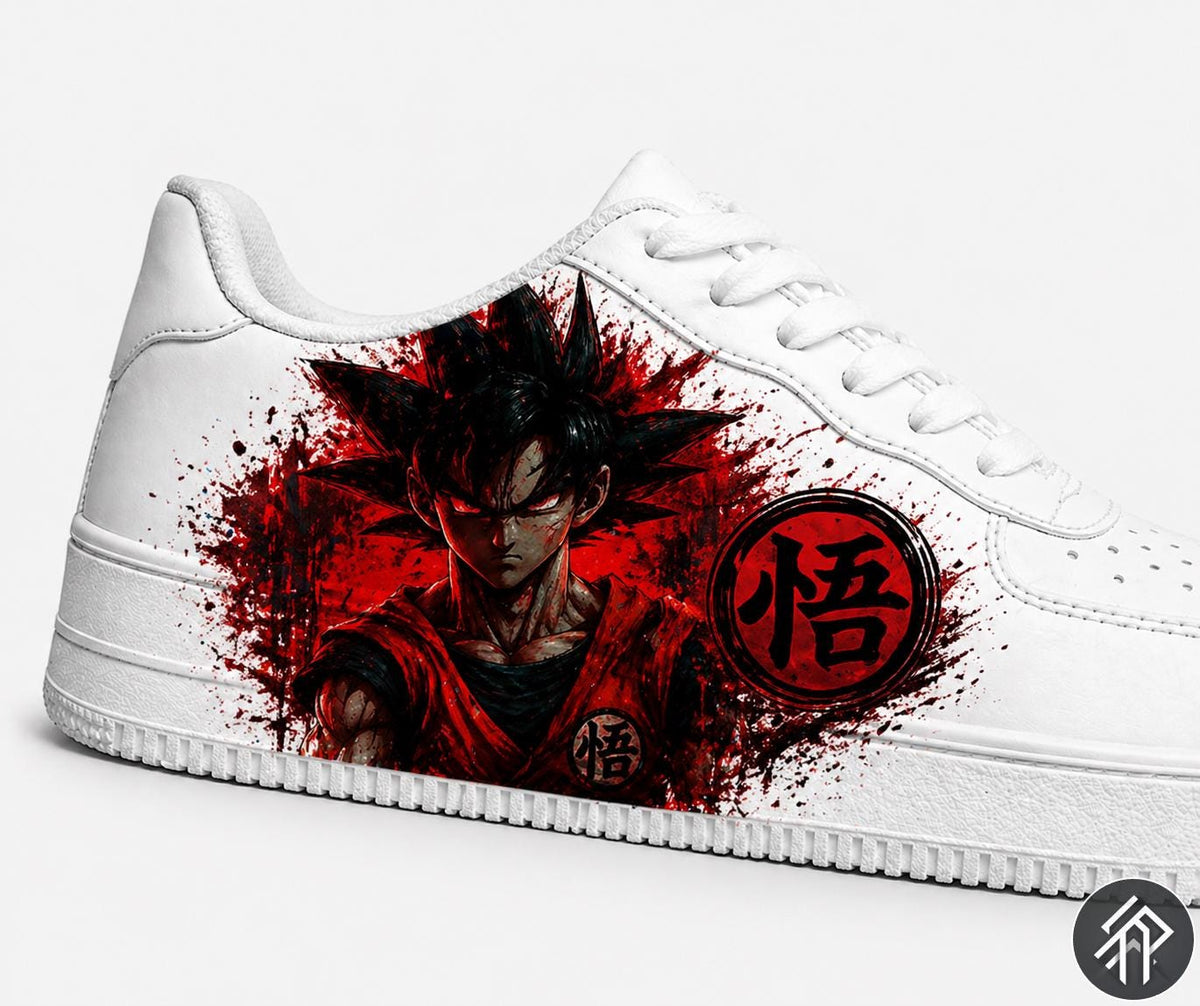 Sneakers Personnalisés Unisexe Dragon Ball - Goku Customized Anime Sneakers - Handmade - Anime Art