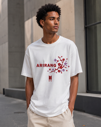 T-Shirt Brodé ARIRANG UNISEXE — BTS Édition Limitée