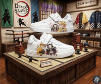 Demon Slayer Sneakers Edition Limitée Unisex Zenitsu & Nezuko - Customized Anime Sneakers - livraison internationale