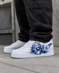 Kirua Zoldik Sneakers Unisexe Personnalisés Hunter X Hunter - Customized Anime Sneakers - Handmade - Anime Art
