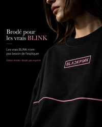 T-shirt UNISEXE brodé DEADLINE BLACKPINK Édition limitée
