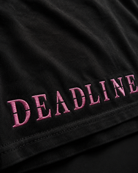 T-shirt UNISEXE brodé DEADLINE BLACKPINK Édition limitée