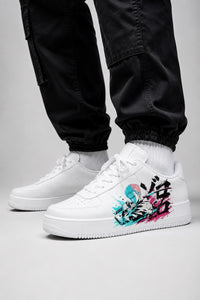 Zoro Sneakers Unisexe Personnalisés Édition Limitée One Piece x Roronoa Zoro - Anime Custom Sneakers - Handmade - Streetwear Edition