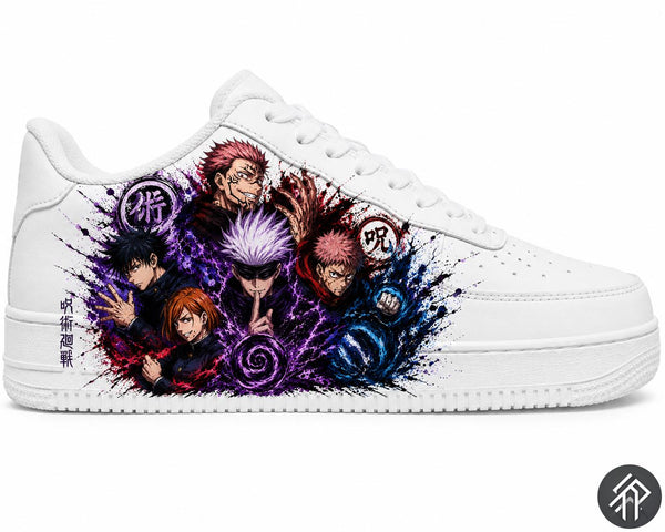 Sneakers Personnalisés Edition Limitée Unisexe Jujutsu Kaisen - Customized Anime Sneakers - Handmade - Anime Art JJK