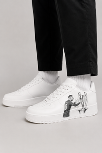 Sneakers Personnalisés B&W Manga Edition Limitée Dembele PSG - Art PSG Edition - UCL version 2 étoiles (Copie)