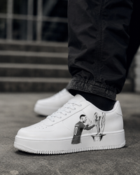 Sneakers Personnalisés B&W Manga Edition Limitée Dembele PSG - Art PSG Edition - UCL version 2 étoiles (Copie)