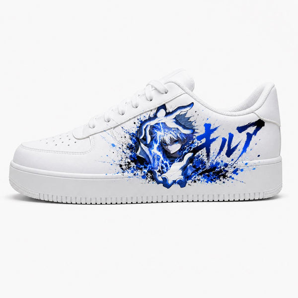 Kirua Zoldik Sneakers Unisexe Personnalisés Hunter X Hunter - Customized Anime Sneakers - Handmade - Anime Art