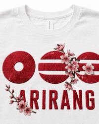 T-Shirt UNISEXE Brodé ARIRANG — BTS Édition Limitée
