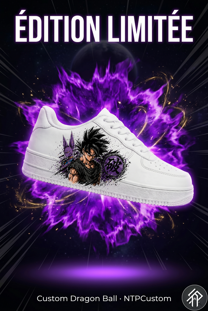 Sneakers Custom Dragon Ball - Goku & Beerus | Édition Limitée