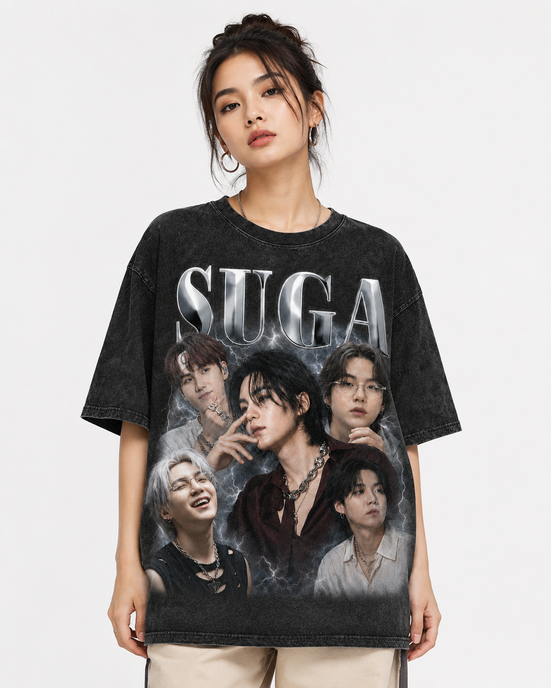 Suga T-Shirt UNISEXE BTS Drop 01 Édition Limitée